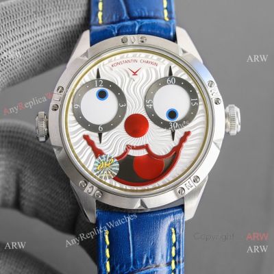 Swiss Copy Konstantin Chaykin Joker Dracula Watches Leather Strap 42mm